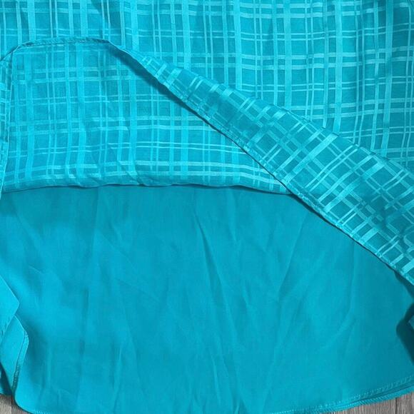 DANA BUCHMAN Women's Textured Print Sleeveless Blouse- Size L - Picture 11 of 11